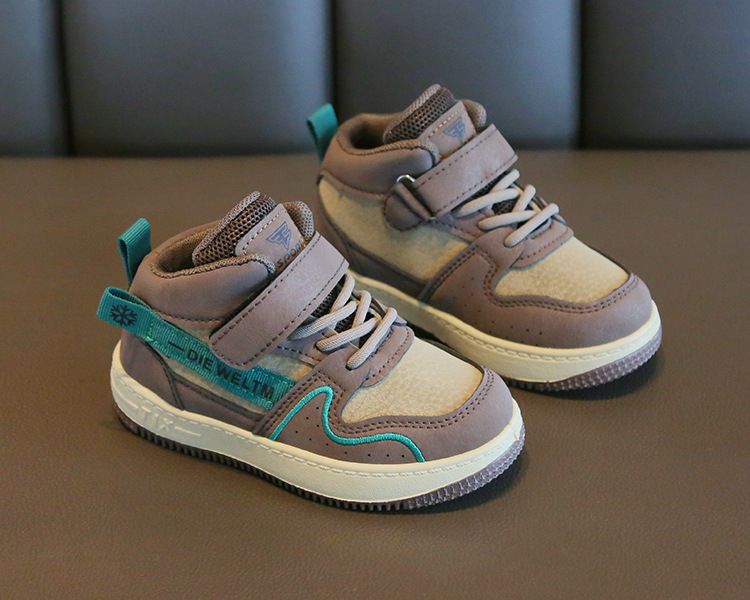 Children's Sports Shoes Autumn Winter New Unisex Casual High-Top Sneakers for Kids Soft Sole Baby Shoes Kids Shoes Boys' Shoes Sneakers