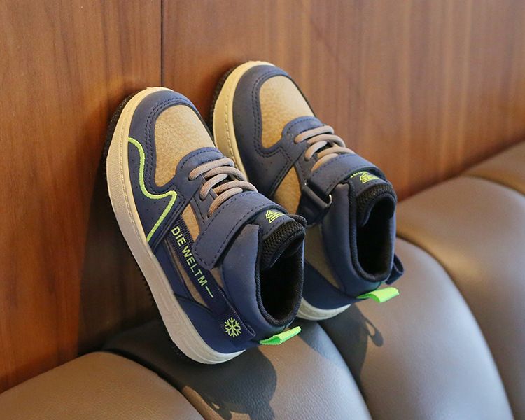 Children's Sports Shoes Autumn Winter New Unisex Casual High-Top Sneakers for Kids Soft Sole Baby Shoes Kids Shoes Boys' Shoes Sneakers