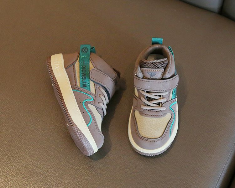 Children's Sports Shoes Autumn Winter New Unisex Casual High-Top Sneakers for Kids Soft Sole Baby Shoes Kids Shoes Boys' Shoes Sneakers