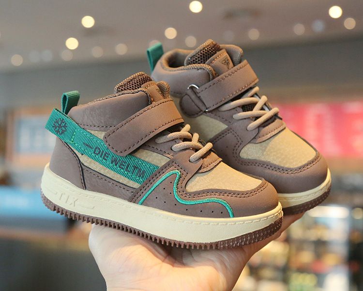 Children's Sports Shoes Autumn Winter New Unisex Casual High-Top Sneakers for Kids Soft Sole Baby Shoes Kids Shoes Boys' Shoes Sneakers