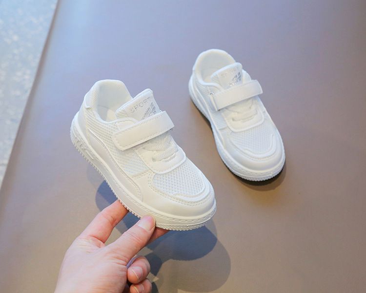 Children's White Sneakers Hollow-Out Summer Style Unisex Kids' Athletic Shoes Breathable Casual Mesh Board Shoes Baby Shoes Kids Shoes Boys' Shoes Sandals
