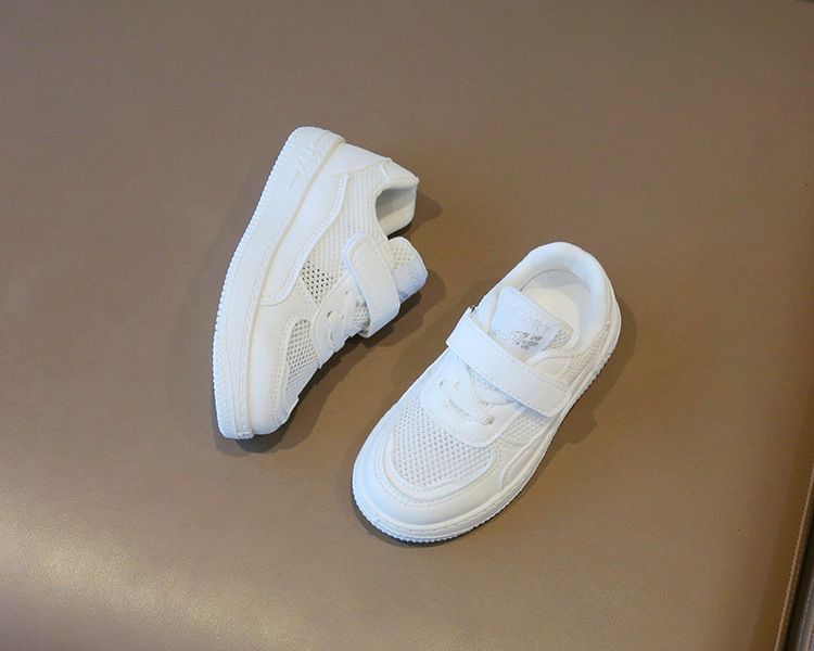 Children's White Sneakers Hollow-Out Summer Style Unisex Kids' Athletic Shoes Breathable Casual Mesh Board Shoes Baby Shoes Kids Shoes Boys' Shoes Sandals