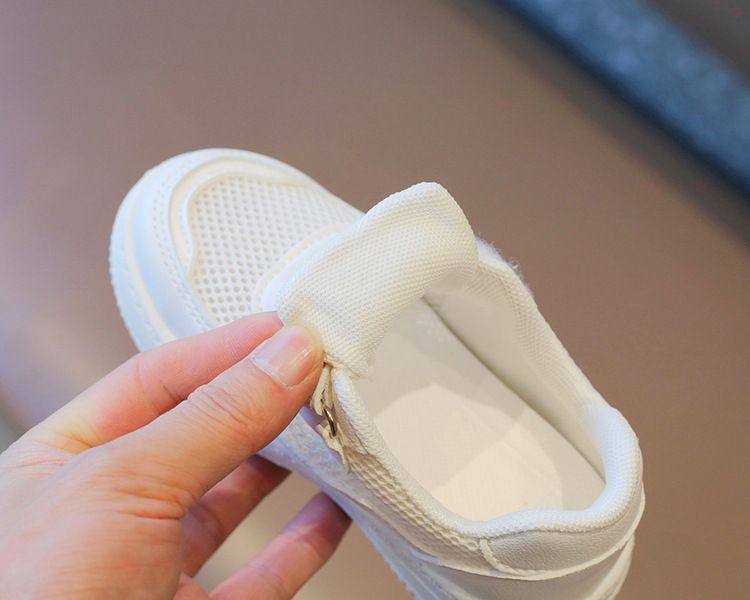 Children's White Sneakers Hollow-Out Summer Style Unisex Kids' Athletic Shoes Breathable Casual Mesh Board Shoes Baby Shoes Kids Shoes Boys' Shoes Sandals