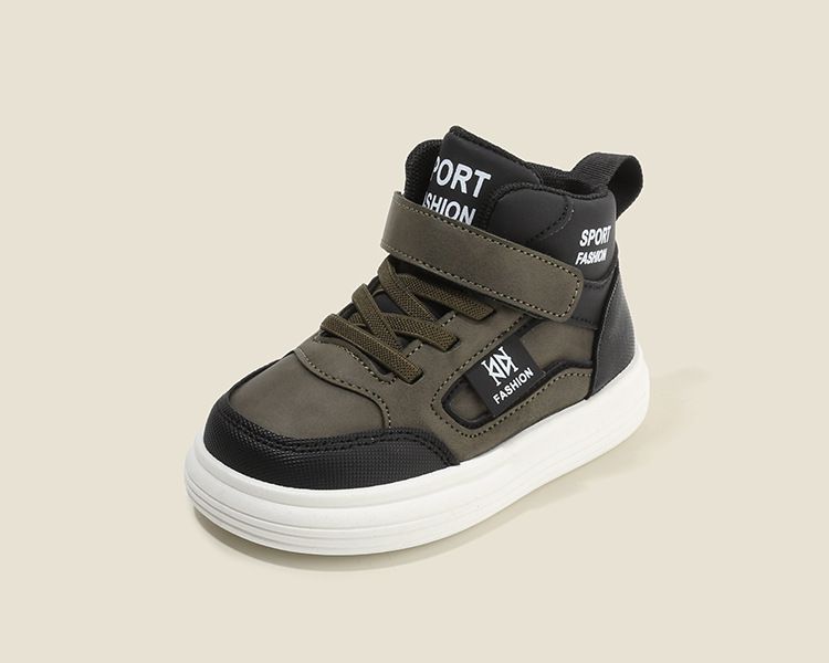 Children's Spring Autumn New Style Boys' Casual Shoes High-Top Girls' Sneakers Lightweight Soft Sole Baby Shoes Kids Shoes Boys' Shoes Sneakers