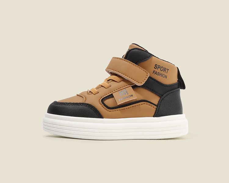 Children's Spring Autumn New Style Boys' Casual Shoes High-Top Girls' Sneakers Lightweight Soft Sole Baby Shoes Kids Shoes Boys' Shoes Sneakers