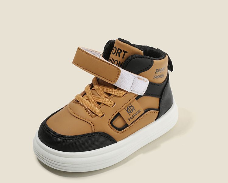 Children's Spring Autumn New Style Boys' Casual Shoes High-Top Girls' Sneakers Lightweight Soft Sole Baby Shoes Kids Shoes Boys' Shoes Sneakers