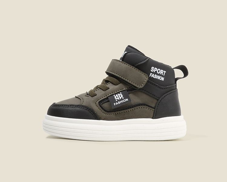 Children's Spring Autumn New Style Boys' Casual Shoes High-Top Girls' Sneakers Lightweight Soft Sole Baby Shoes Kids Shoes Boys' Shoes Sneakers