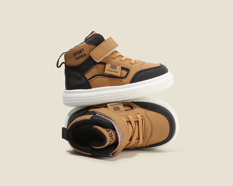 Children's Spring Autumn New Style Boys' Casual Shoes High-Top Girls' Sneakers Lightweight Soft Sole Baby Shoes Kids Shoes Boys' Shoes Sneakers