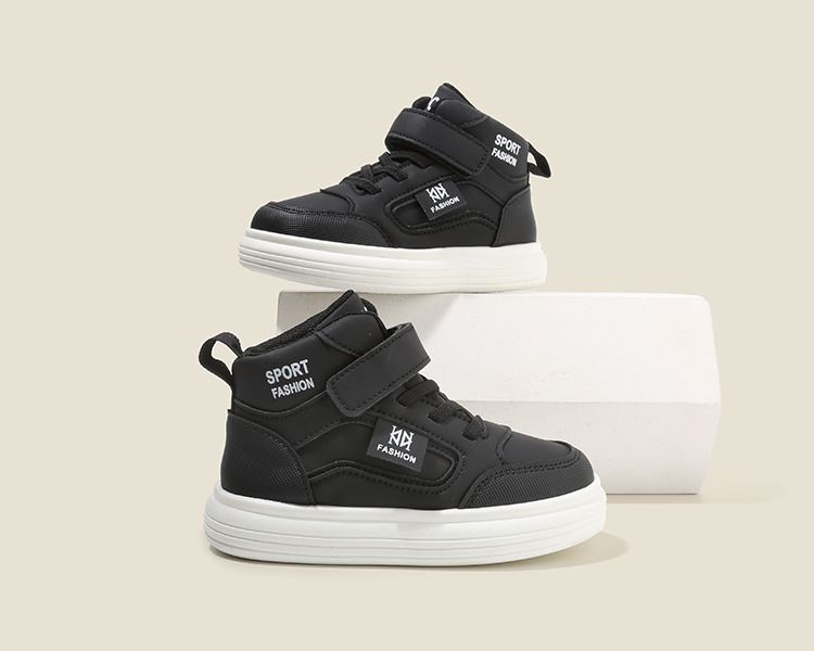 Children's Spring Autumn New Style Boys' Casual Shoes High-Top Girls' Sneakers Lightweight Soft Sole Baby Shoes Kids Shoes Boys' Shoes Sneakers