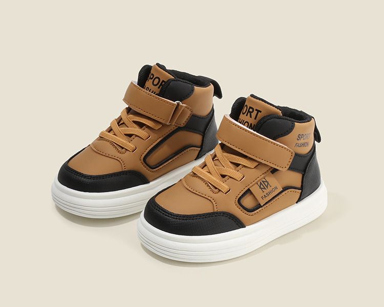 Children's Spring Autumn New Style Boys' Casual Shoes High-Top Girls' Sneakers Lightweight Soft Sole Baby Shoes Kids Shoes Boys' Shoes Sneakers