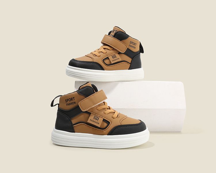 Children's Spring Autumn New Style Boys' Casual Shoes High-Top Girls' Sneakers Lightweight Soft Sole Baby Shoes Kids Shoes Boys' Shoes Sneakers