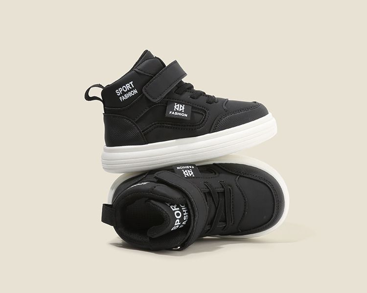 Children's Spring Autumn New Style Boys' Casual Shoes High-Top Girls' Sneakers Lightweight Soft Sole Baby Shoes Kids Shoes Boys' Shoes Sneakers