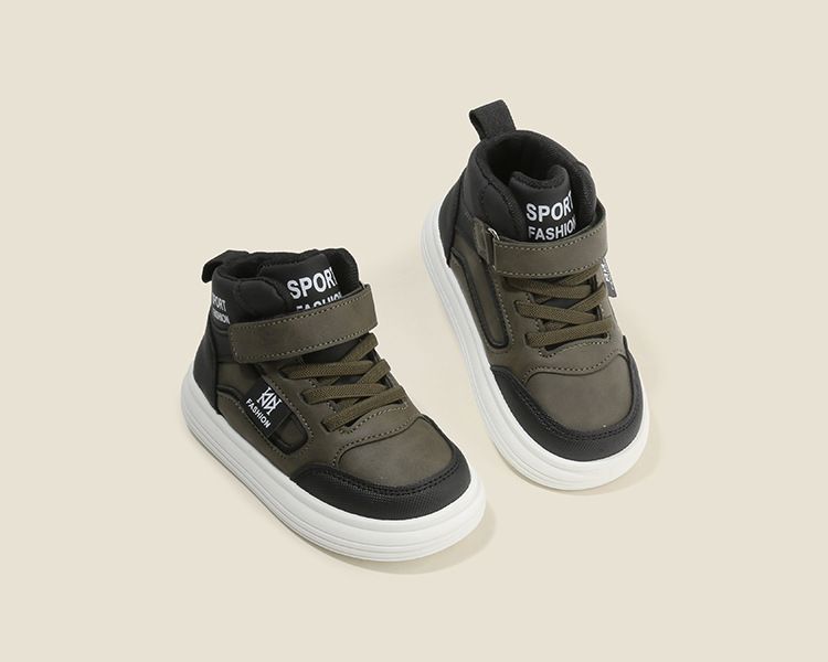 Children's Spring Autumn New Style Boys' Casual Shoes High-Top Girls' Sneakers Lightweight Soft Sole Baby Shoes Kids Shoes Boys' Shoes Sneakers