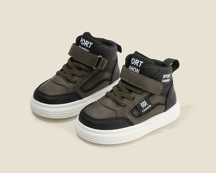 Children's Spring Autumn New Style Boys' Casual Shoes High-Top Girls' Sneakers Lightweight Soft Sole Baby Shoes Kids Shoes Boys' Shoes Sneakers