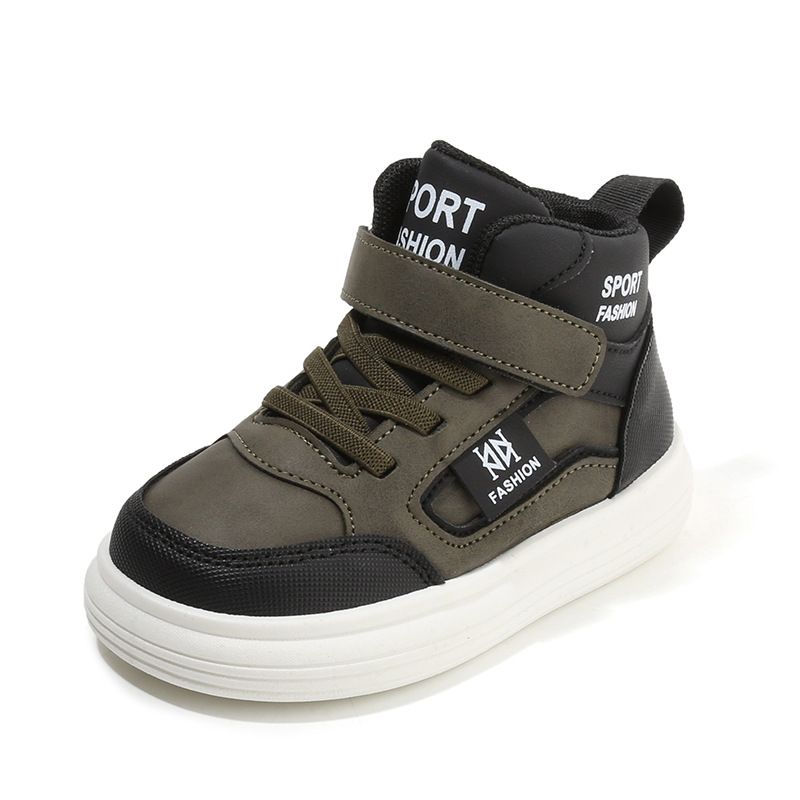 Children's Spring Autumn New Style Boys' Casual Shoes High-Top Girls' Sneakers Lightweight Soft Sole Baby Shoes Kids Shoes Boys' Shoes Sneakers