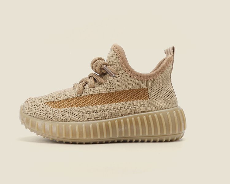 Children's Coconut Shoes Spring Autumn Boys' Sneakers Breathable Mesh Shoes Flying Knitting Girls' Casual Shoes Soft-Soled Baby Shoes Kids Shoes Boys' Shoes Sneakers