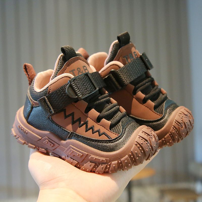 Children's Sports Shoes New Style Spring Autumn Boys' Hiking Shoes Outdoor Girls' Running Shoes Soft-Soled Baby Casual Shoes Kids Shoes Boys' Shoes Sneakers