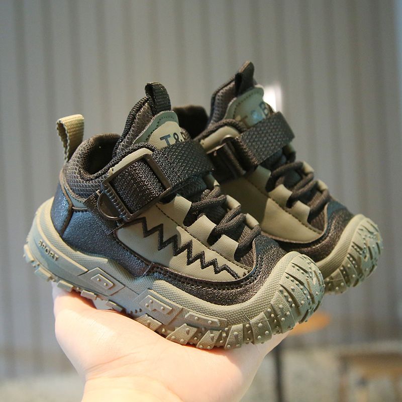 Children's Sports Shoes New Style Spring Autumn Boys' Hiking Shoes Outdoor Girls' Running Shoes Soft-Soled Baby Casual Shoes Kids Shoes Boys' Shoes Sneakers