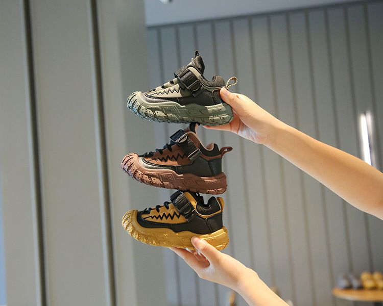 Children's Sports Shoes New Style Spring Autumn Boys' Hiking Shoes Outdoor Girls' Running Shoes Soft-Soled Baby Casual Shoes Kids Shoes Boys' Shoes Sneakers