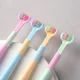 Three Side candy color Soft Toothbrush Baby Oral Health Care Kids 360° Clean Tooth Teeth Clean Brush children Dental Care 3-12Y