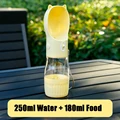 Dog Water Bottle Portable Puppy Drinking Food Feeder For Small Medium Dogs Cats Outdoor Leak Proof Corgi Beagle Pet Supplies
