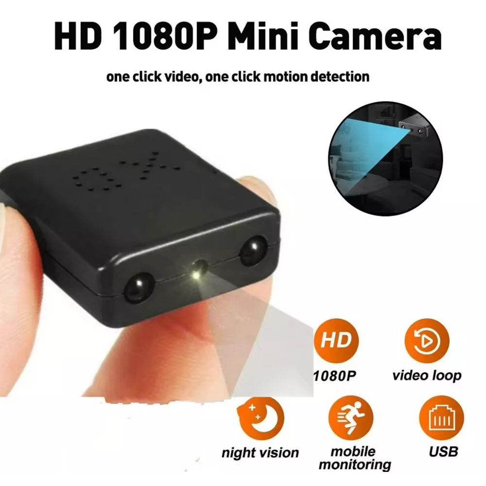 Mini Camera 1920x1080P Home Security Camcorder Infrared Night Vision Motion Detection Support TF Card Up To 32G