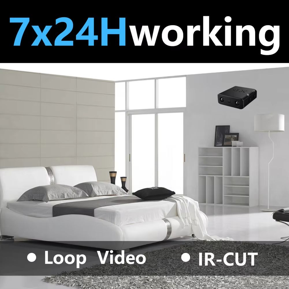 Mini Camera 1920x1080P Home Security Camcorder Infrared Night Vision Motion Detection Support TF Card Up To 32G