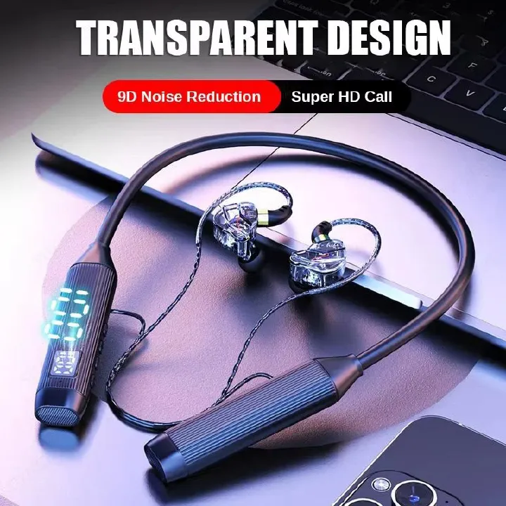 Wireless Bluetooth Headphones Neckband Earphone In Ear Monitor With Mic Long Battery Auriculares High Quality Headset Sport