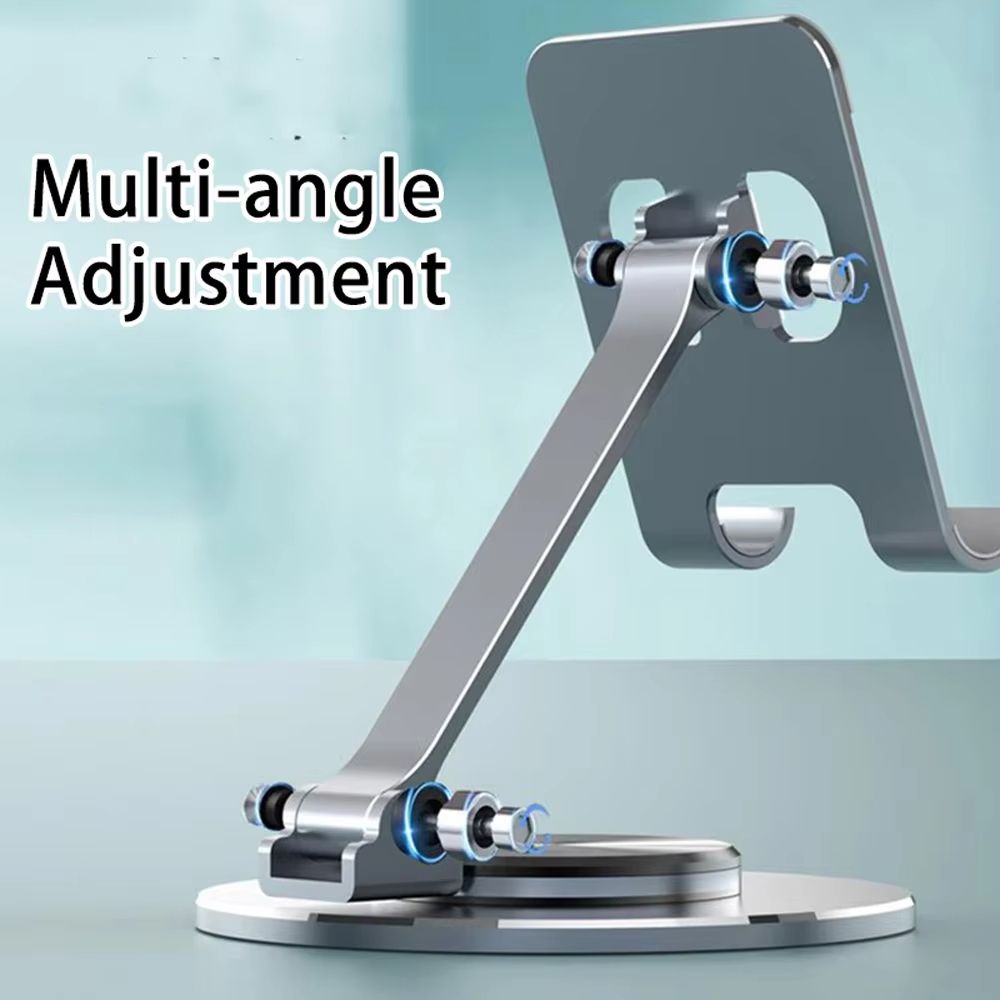 New 360° Rotate Metal Desk Mobile Phone Holder Stand For iPhone Xiaomi iPad Adjustable Desktop Tablet Table Cell Phone Stand