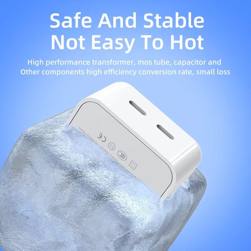 Phone Quick Charger Dual PD 10W Mobile Phone Charging Head USB Wall Charger for iPhone Samsung US EU UK Plug Travel Charger