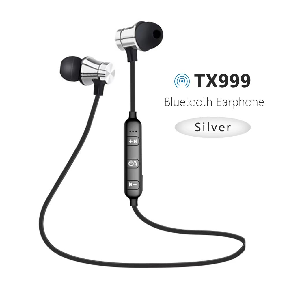 Magnetic Wireless bluetooth-compatible Earphones Running Music Headset Neckband Sports Earbuds With Mic For All Smart Phones