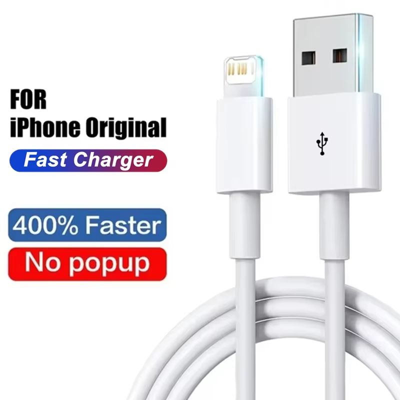 PD Original Fast Charging USB Cable for iPhone 14 8 7 Plus 13 12 11 Pro XS Max XR X USB C Rapid Charger Cable1.5m