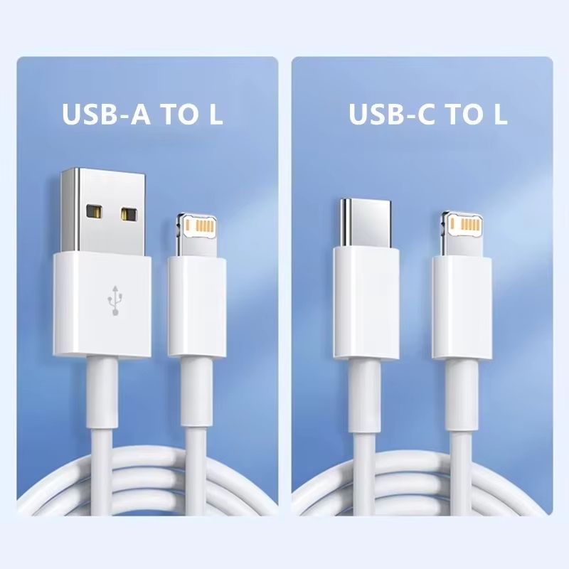 PD Original Fast Charging USB Cable for iPhone 14 8 7 Plus 13 12 11 Pro XS Max XR X USB C Rapid Charger Cable1.5m