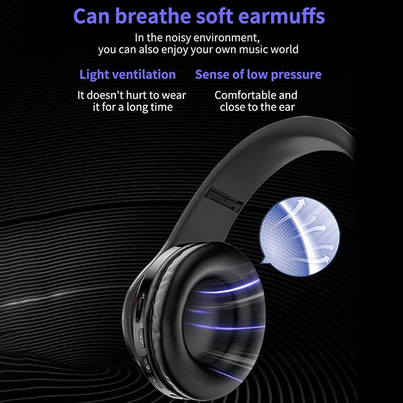 Head-mounted B39 Wireless Bluetooth Headphones With Mic Noise Cancelling Headsets Stereo Sound Earphones Sport Gaming Headphones