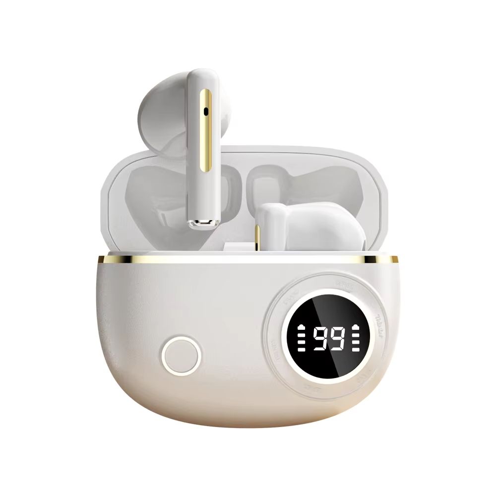 TWS Wireless Bluetooth Headset LED Dislpaly Binaural Waterproof Noise Reduction Earphone Sports Stereo Noise Canceling Headphone