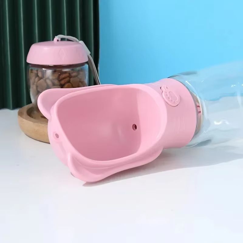Portable Dog and Cat Water Bottle with Storage Container for Food and Water, Used for Feeding Small Dogs and Pets