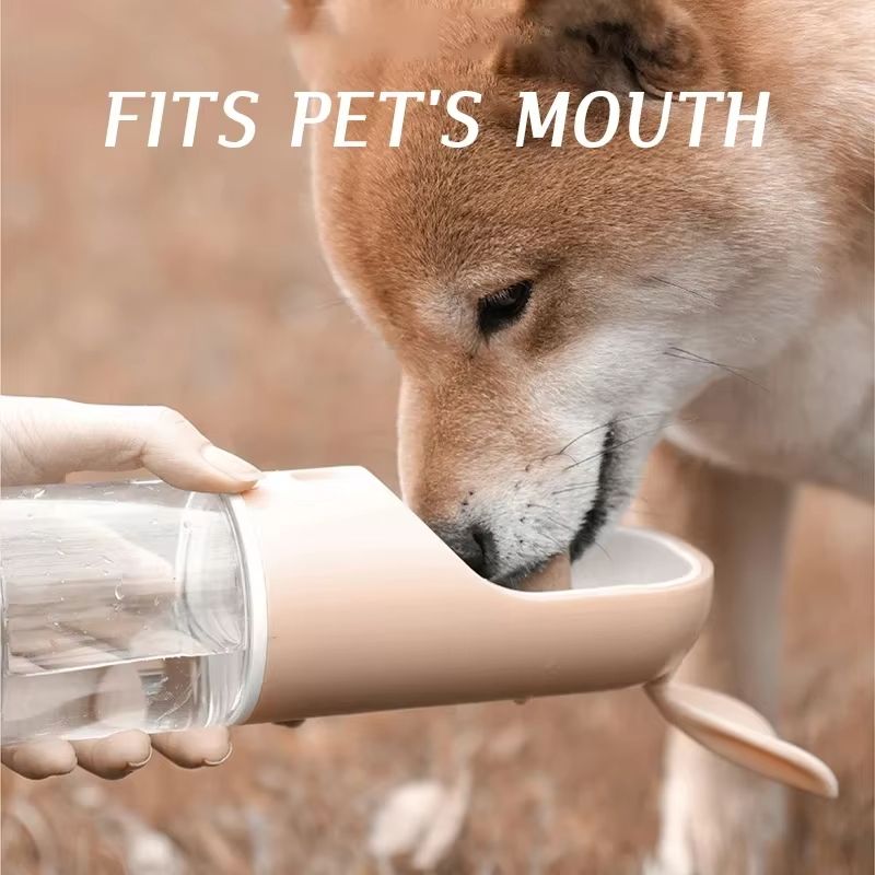 Portable Dog and Cat Water Bottle with Storage Container for Food and Water, Used for Feeding Small Dogs and Pets