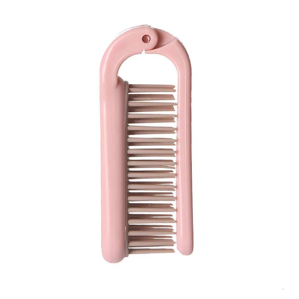 Portable Travel Foldable Hair Comb Detangling Soft Teeth Hair Brush Anti Static Head Massage Combs Styling Hairdressing Tool