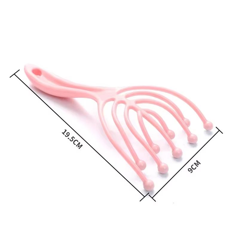 1pc Head Massager Scalp Neck Massage Comb Roller 9 Claws Steel Ball Hand Held Relax Spa Hair Care Stress Relief Itching Artifact