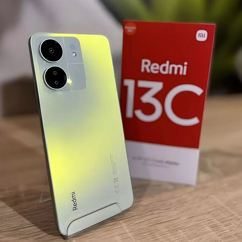 Refurbished Xiaomi Redmi 13C 128GB + 6GB 6.74 Inch Smart Phone2G/3G/4G  50MP AI Camera 5000mAh 18W Charger Redmi Phone