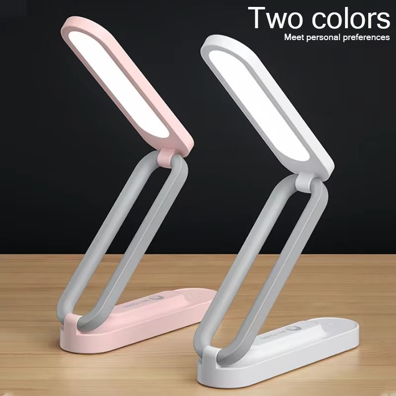 LED Folding Desk Lamp Reading Eye Protection 3-Level Dimming Lighting Table Lamps Bedside Living Bedroom Charging Night Lighting