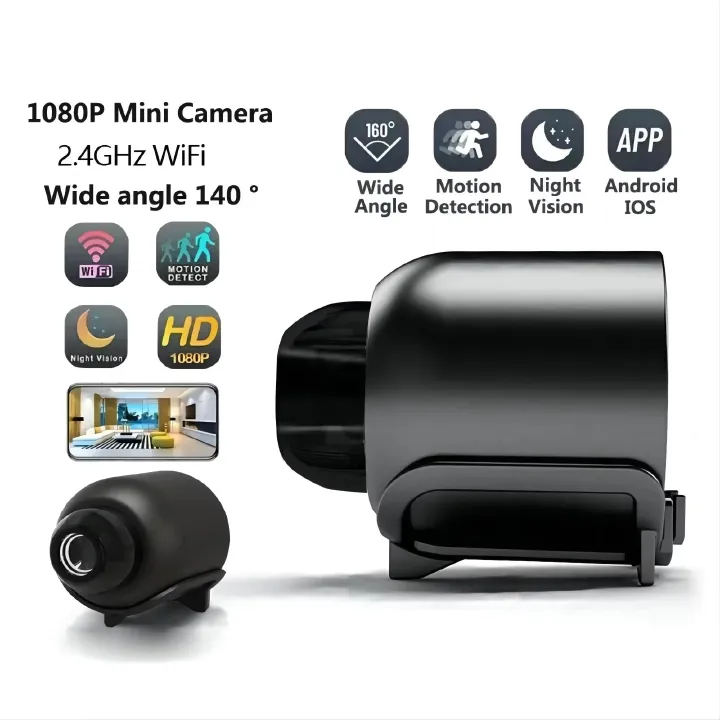 New X5 HD Mini Camera Smart Home WiFi Baby Monitor Indoor Safety Security Surveillance Camcorder IP Cam Audio Video Recorder