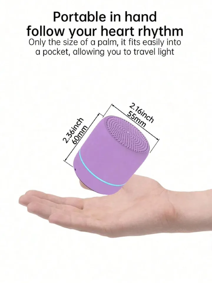 Surround mini USB outdoor subwoofer audio player microphone suitable for music wireless small speaker portable stereo