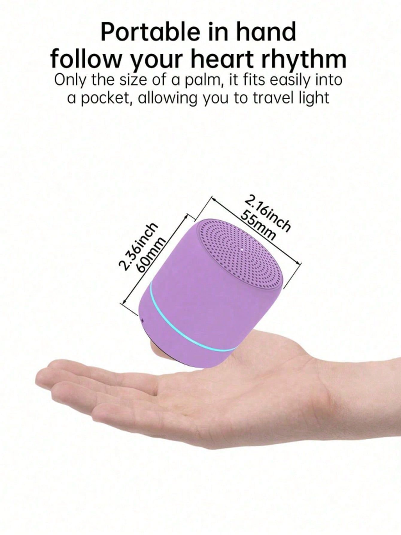 Surround mini USB outdoor subwoofer audio player microphone suitable for music wireless small speaker portable stereo