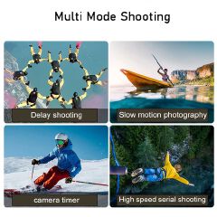 4K60FPS Action Camera 24MP WiFi 2.0" IPS LCD 170D 30m Waterproof Helmet Video Sport Anti-Shake Camera With Remote Controller
