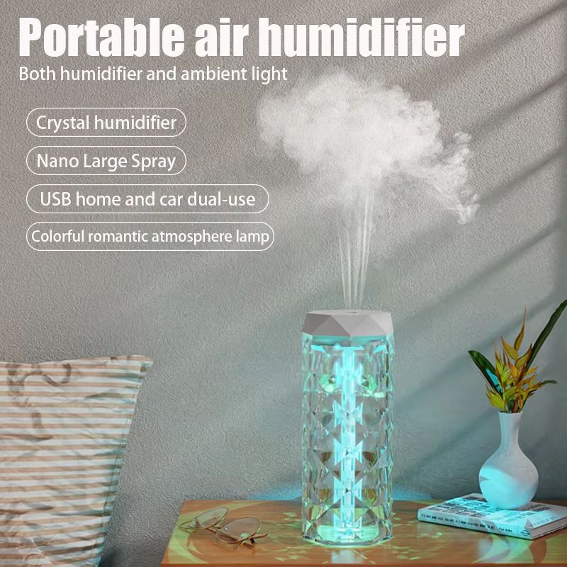 400ML Air Humidifier USB Aroma Diffuser Essential Oil Purifier Fragrance Mist Maker RGB Light humidificador For Car Home Bedroom
