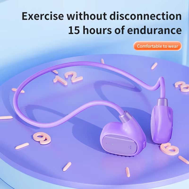 Wireless ear hook S11 Bluetooth earphones V5.3 open non in ear air bone conduction running earphones with long battery life