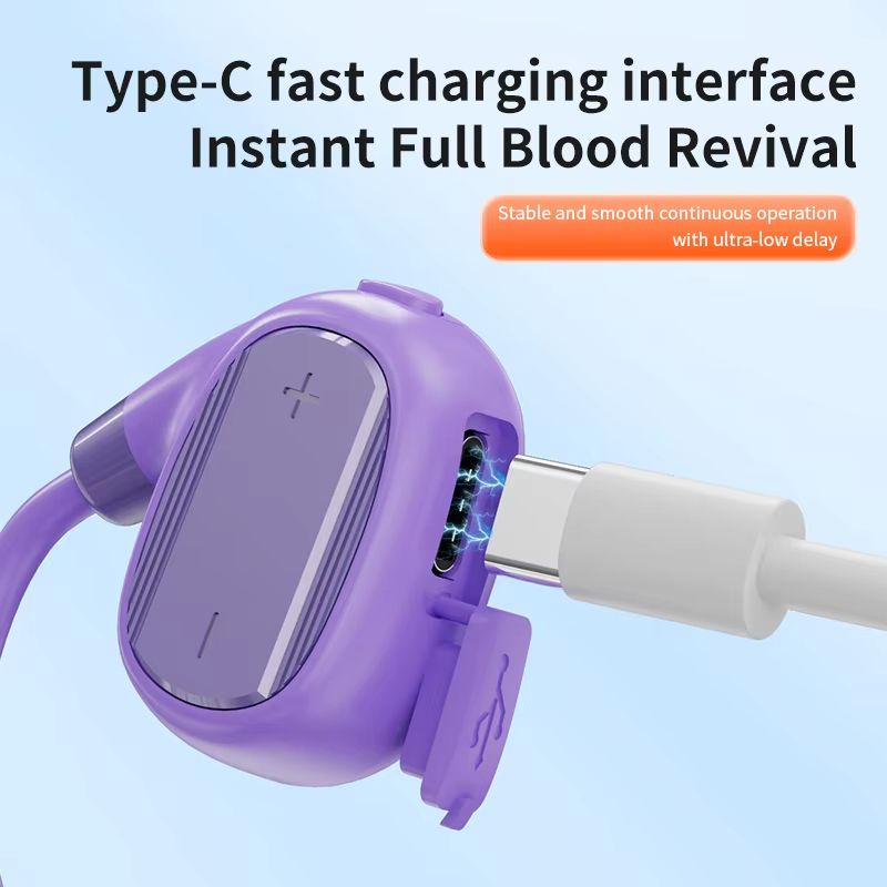 Wireless ear hook S11 Bluetooth earphones V5.3 open non in ear air bone conduction running earphones with long battery life