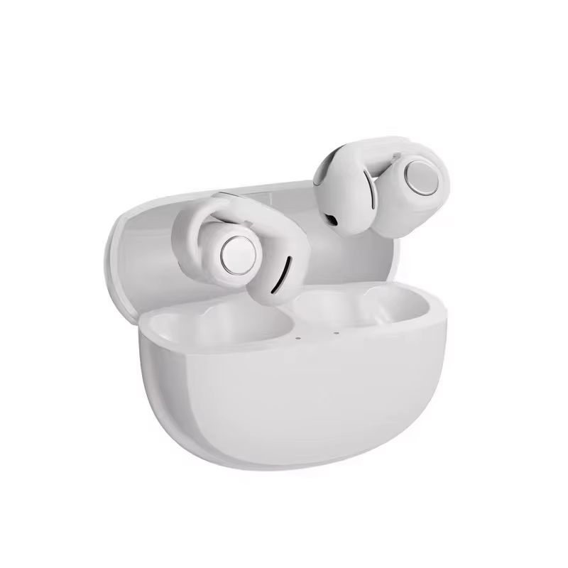 V12 Bluetooth Headset 5.3 Wireless Bone Conduction Headphones Clip Ear Music HD Call Sports Gaming Earphone Earphones HiFi Sound