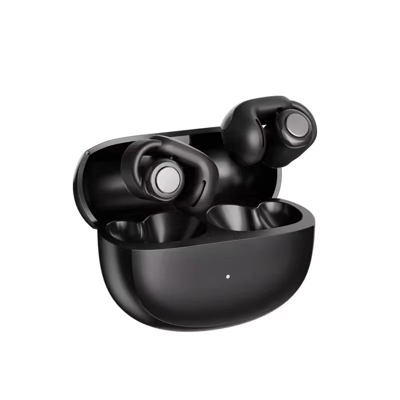 V12 Bluetooth Headset 5.3 Wireless Bone Conduction Headphones Clip Ear Music HD Call Sports Gaming Earphone Earphones HiFi Sound